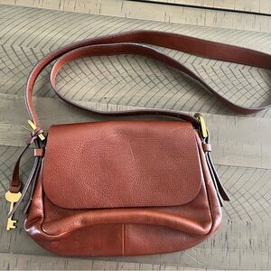 Fossil Saddle Bag